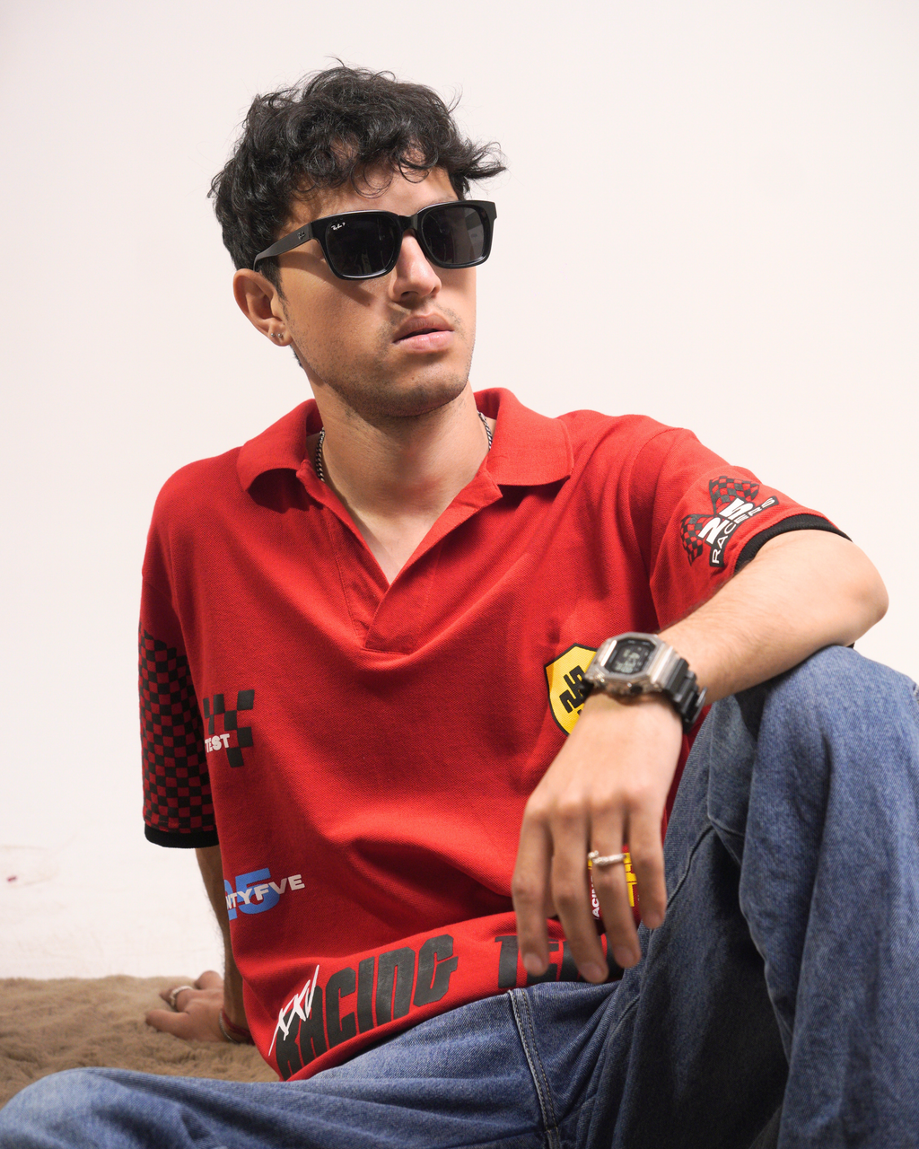 HOT RED RACING POLO