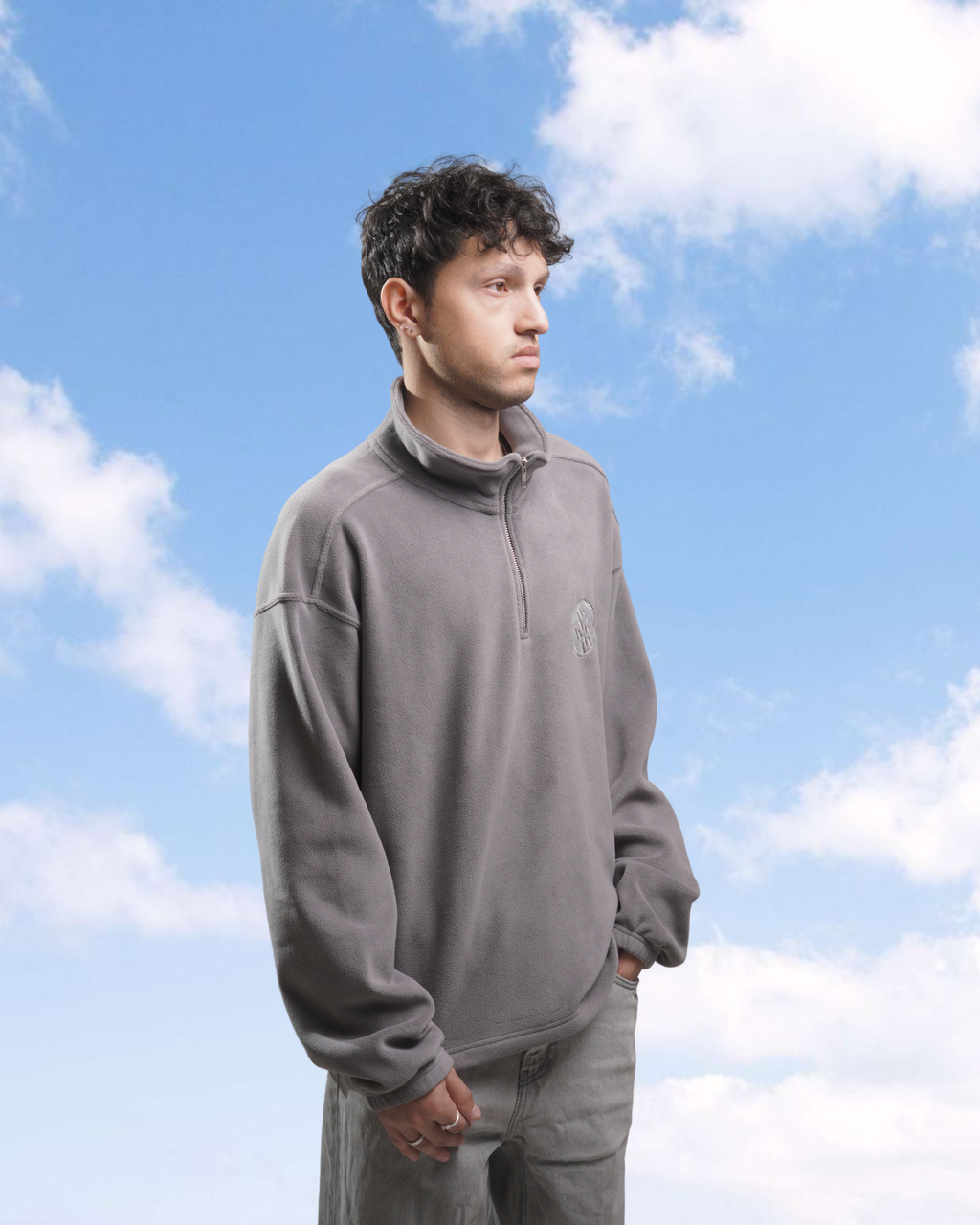 Stone Grey Fleece