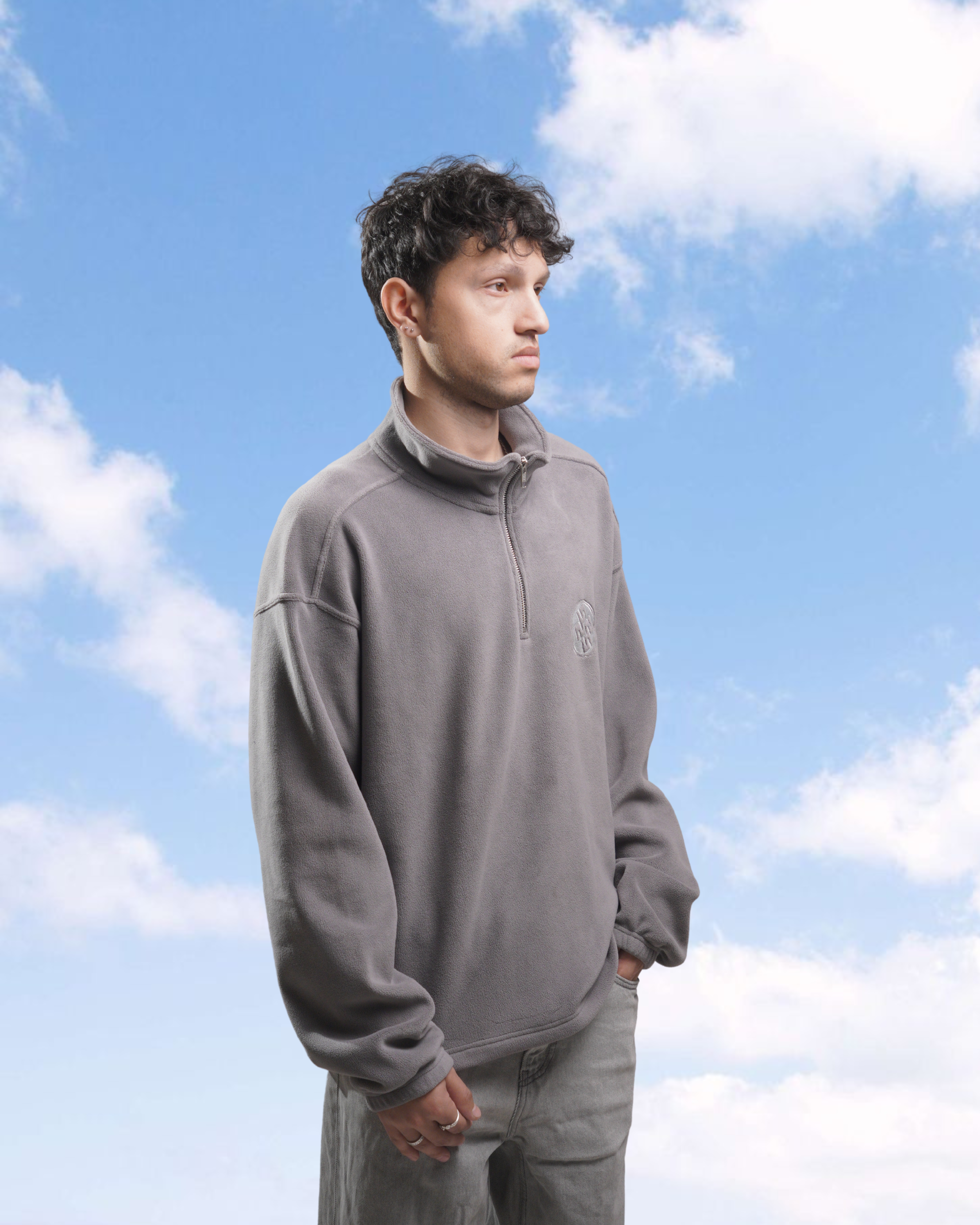 Stone Grey Fleece
