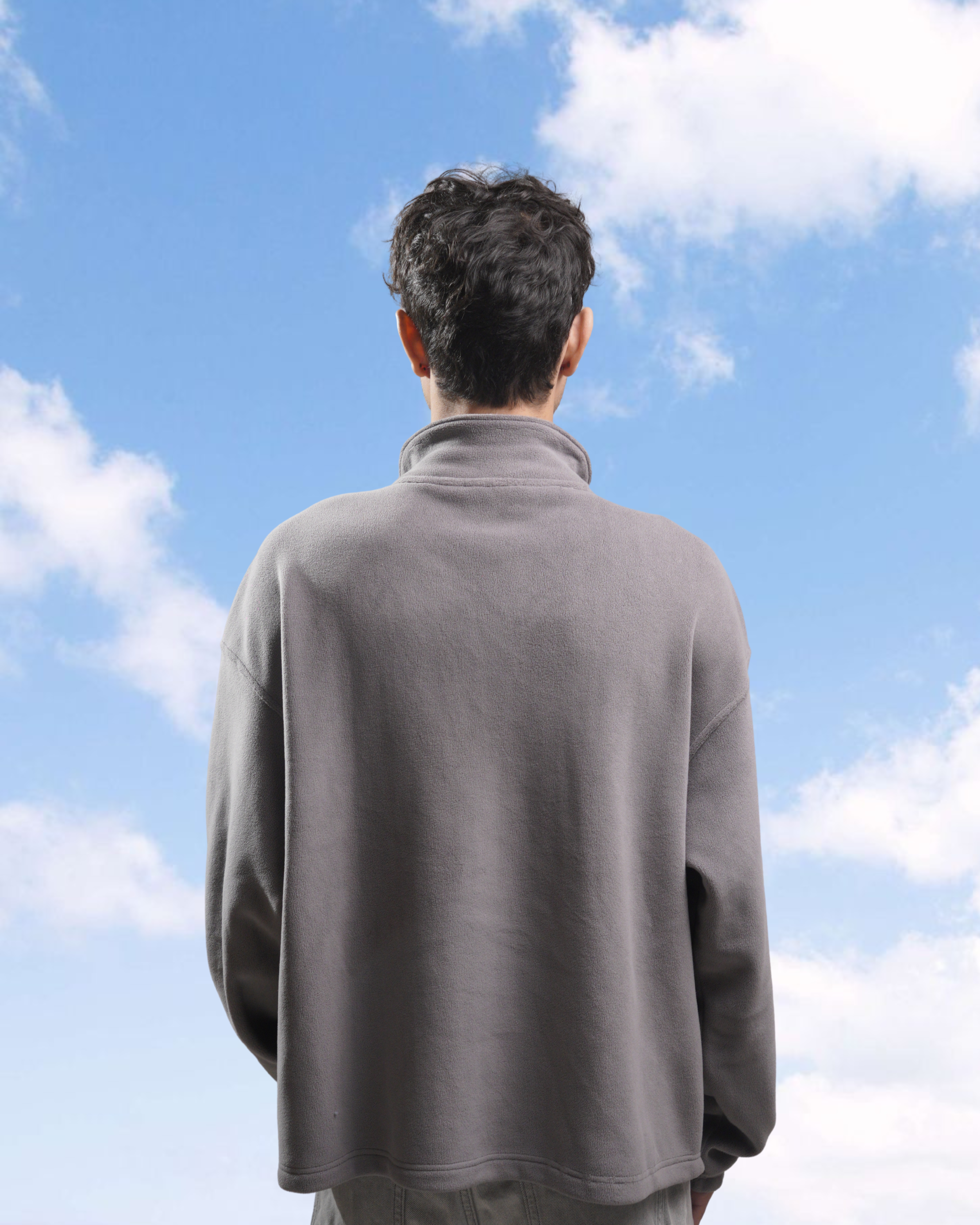 Stone Grey Fleece