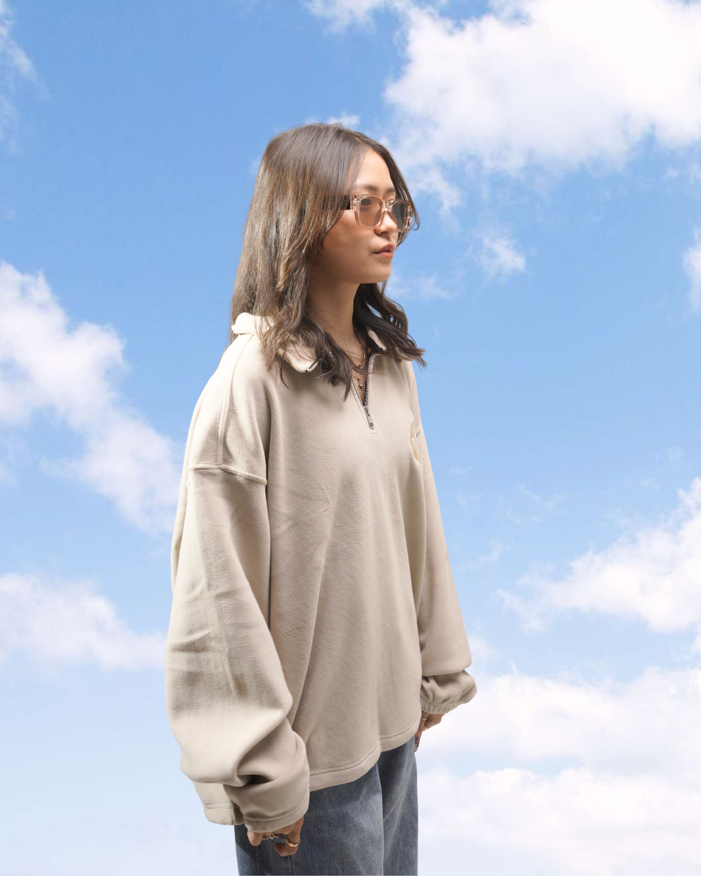 Sand Beige Fleece