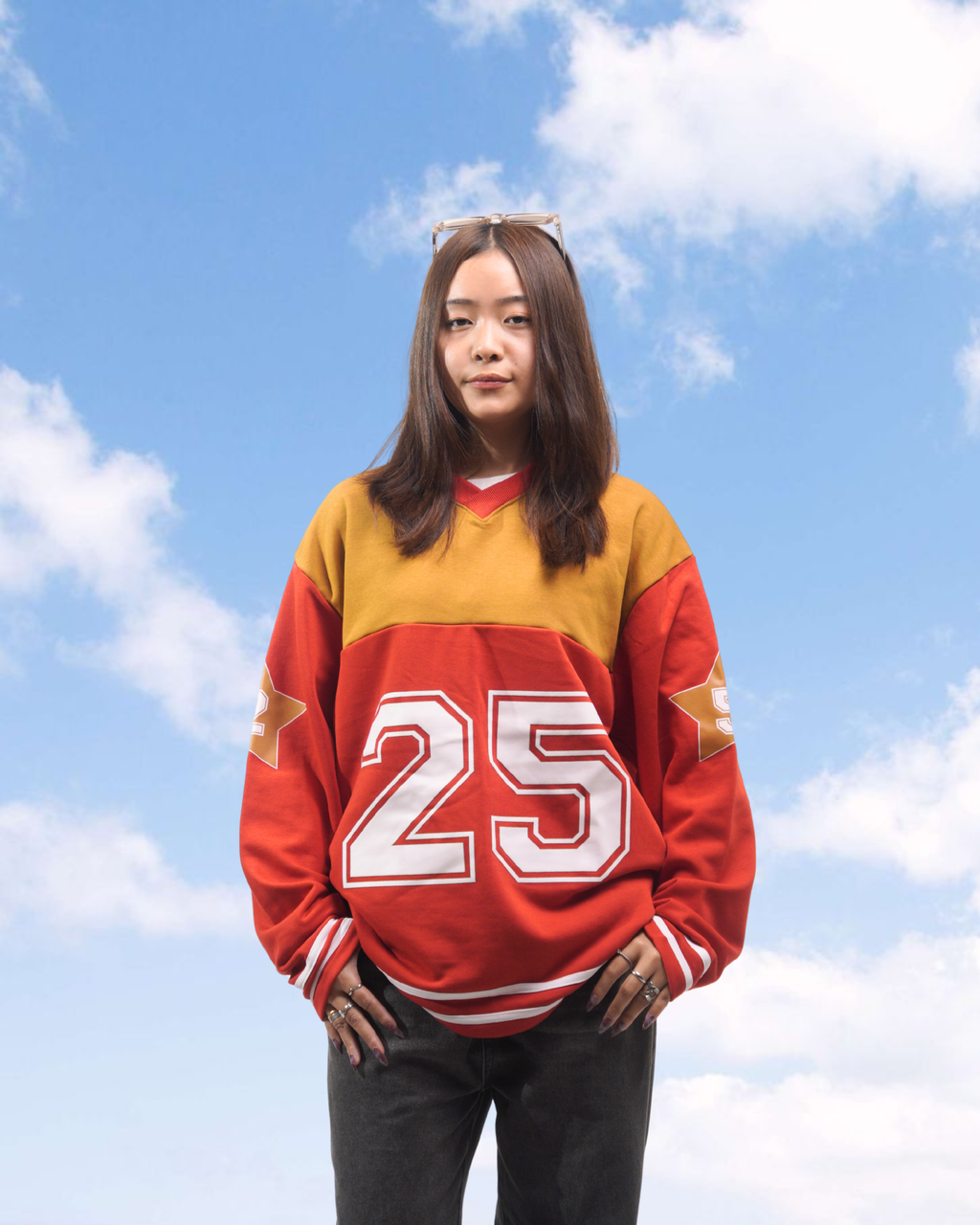 Red Flag Sweatshirt Valentine Collection