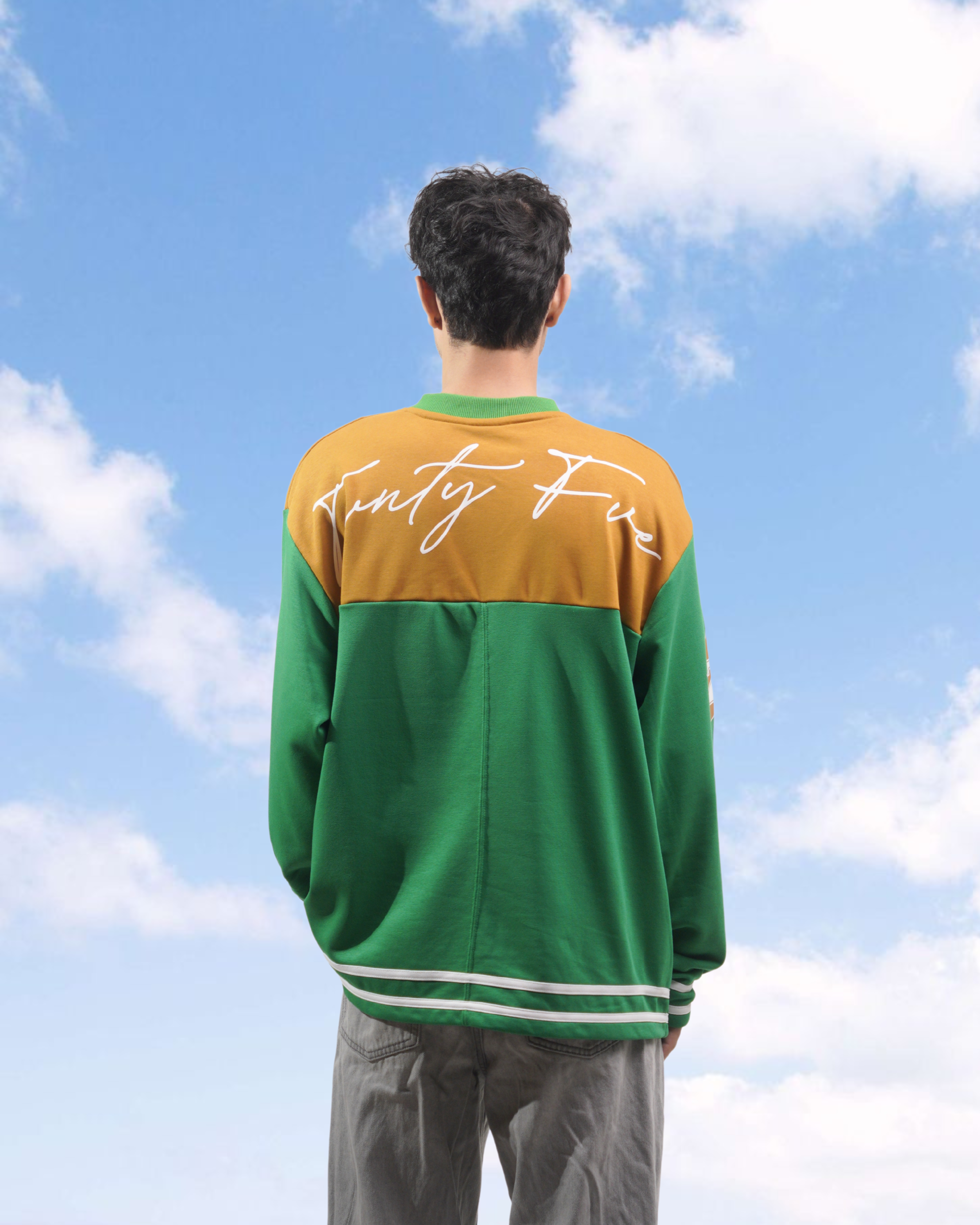 Green Flag Sweatshirt Valentine Collection