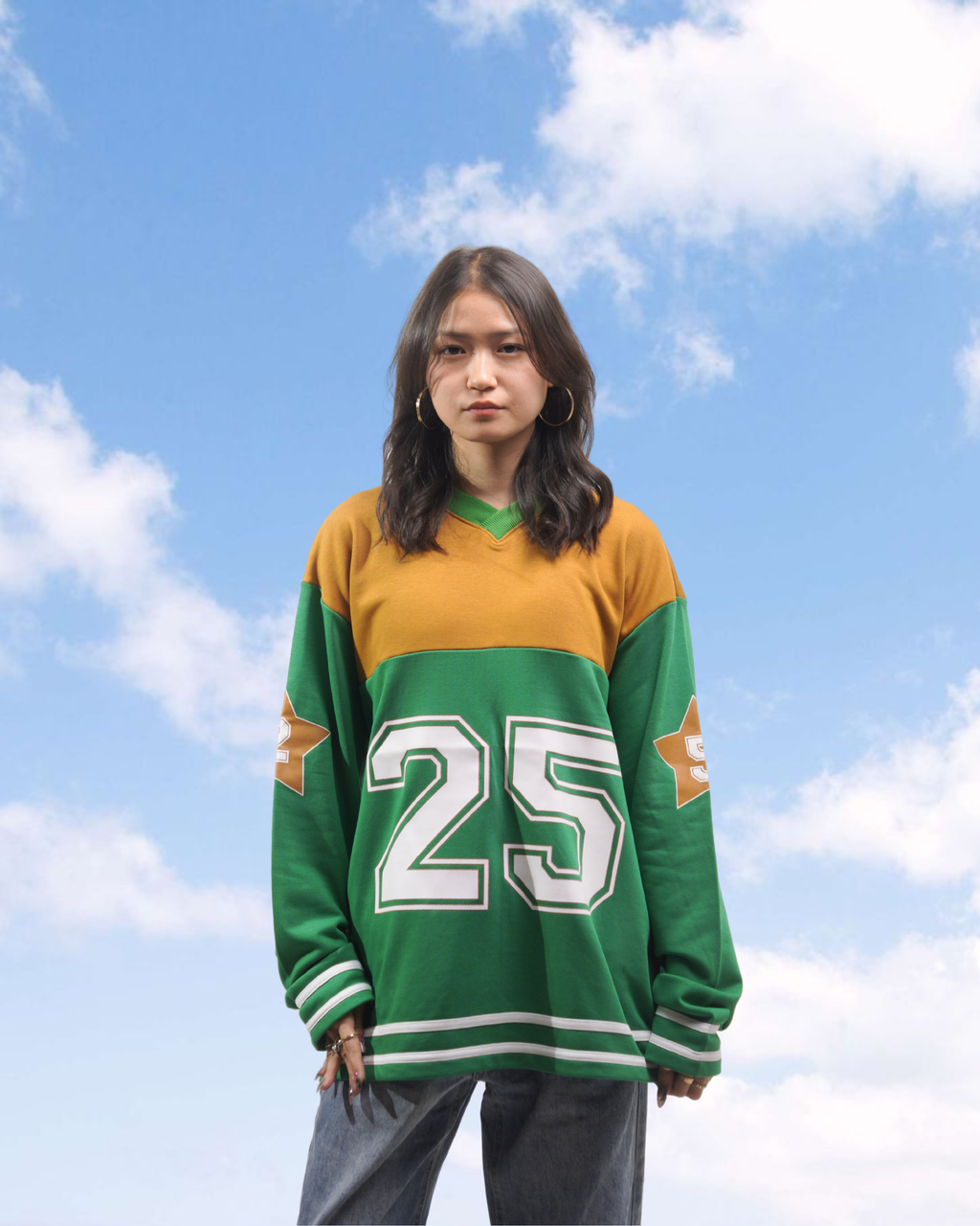 Green Flag Sweatshirt Valentine Collection