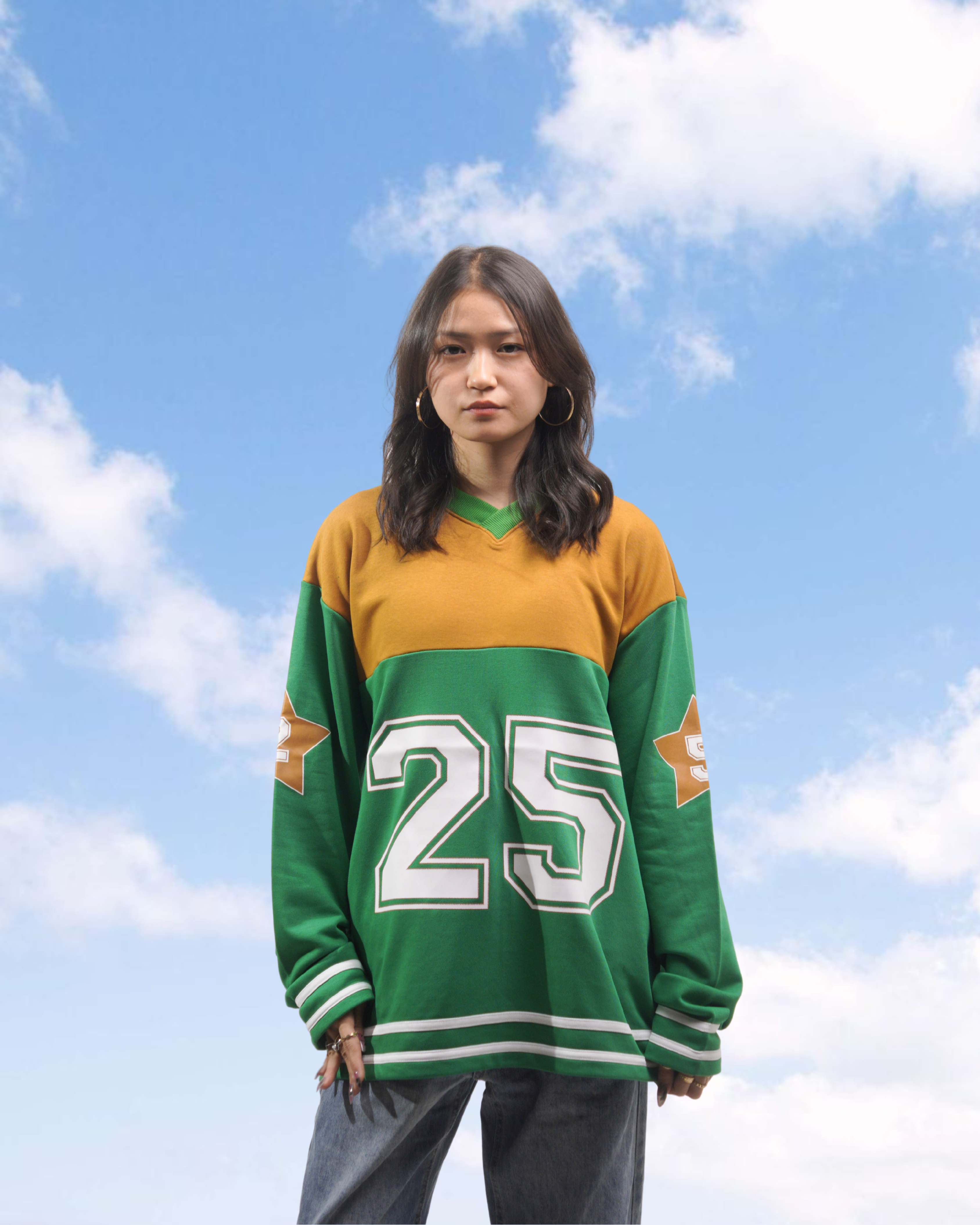 Green Flag Sweatshirt Valentine Collection