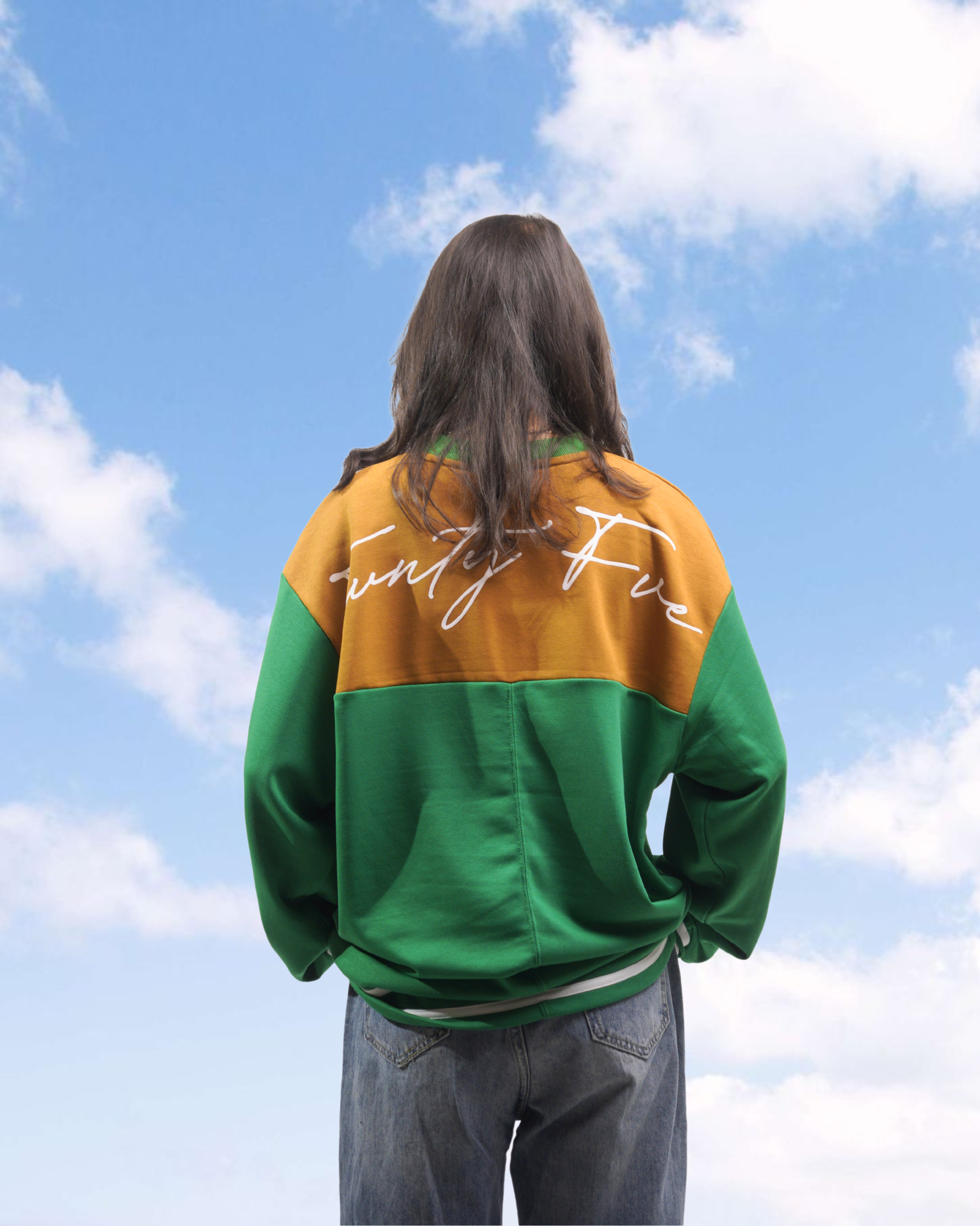 Green Flag Sweatshirt Valentine Collection