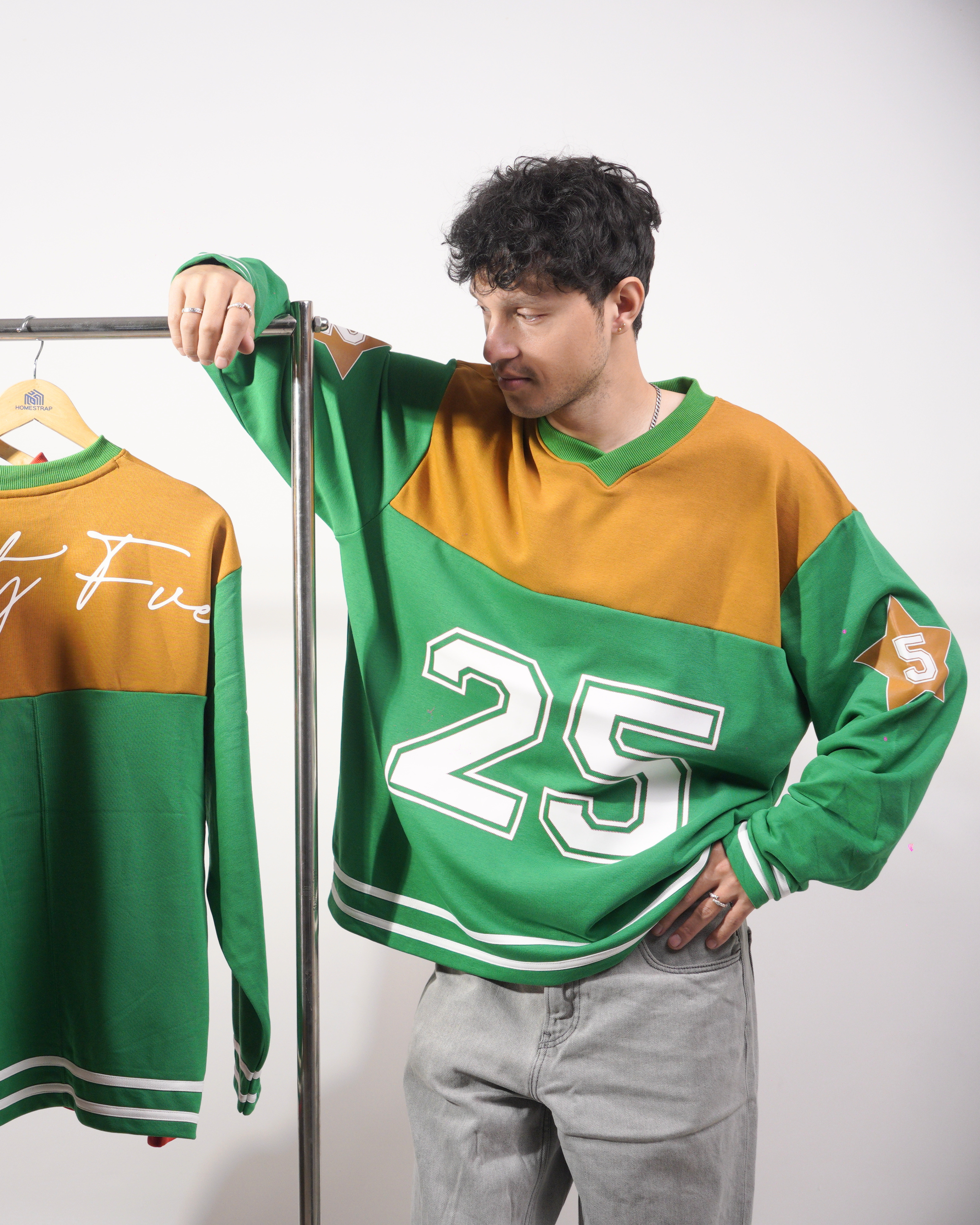 Green Flag Sweatshirt Valentine Collection